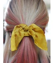 Velvet Elastic Band Scrunchies Girls  Knot Hair Ties