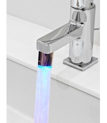 Water filter clean TAP 3 LED Light Changing Temperature Sensor Faucet tap for Kitchen Bathroom 24mm  0.944 in inch